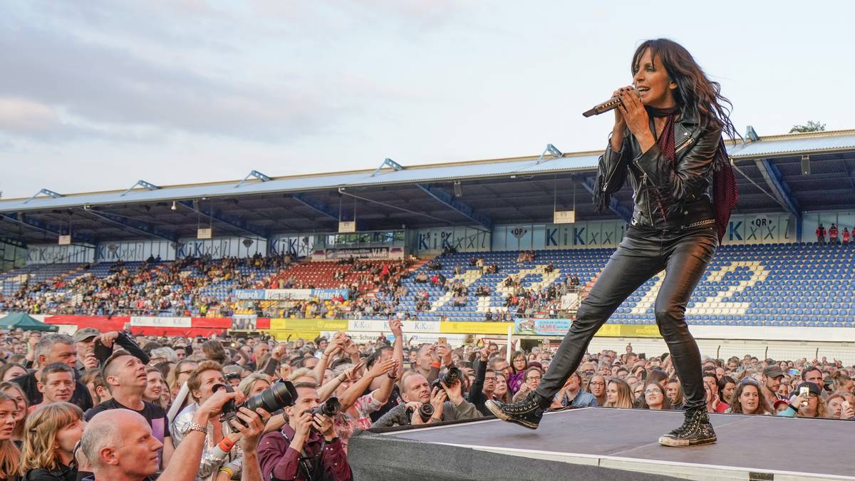 Stars wie Nena sind beim Emsland Open Air in Meppen aufgetreten.