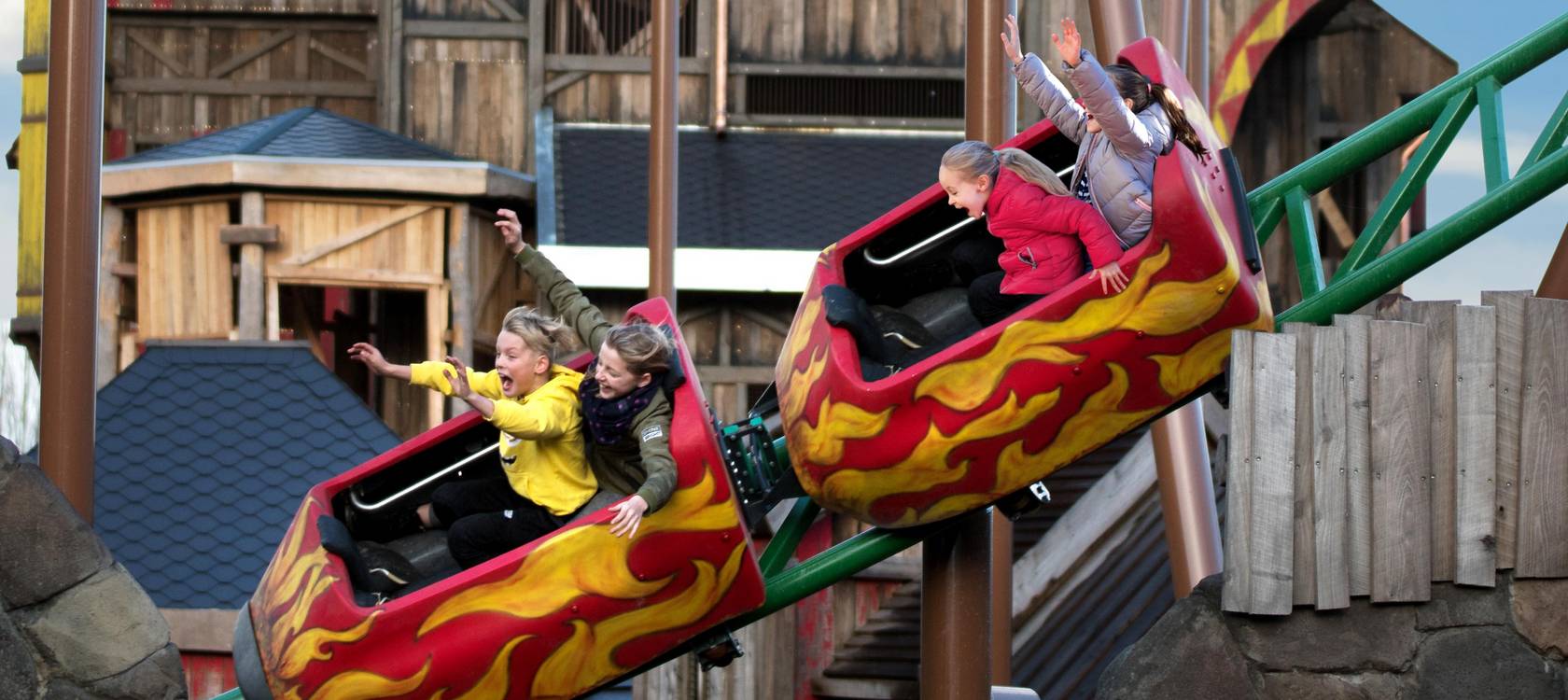 Action im Freizeitpark Schloss Dankern