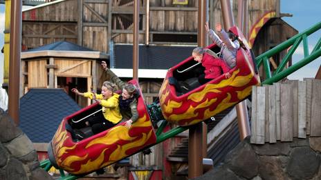 Action im Freizeitpark Schloss Dankern