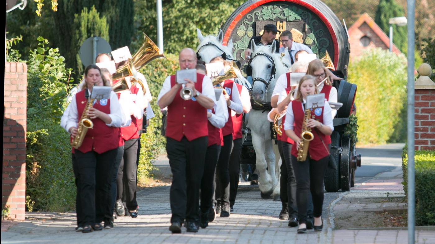 Herbstmarkteröffnung mit Gespann