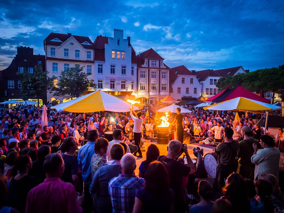 Alle drei Jahre findet in Lingen das Kivelingsfest statt. Für die Organisation gibt es bis zu 1000 Freiwillige, die unterstützen.