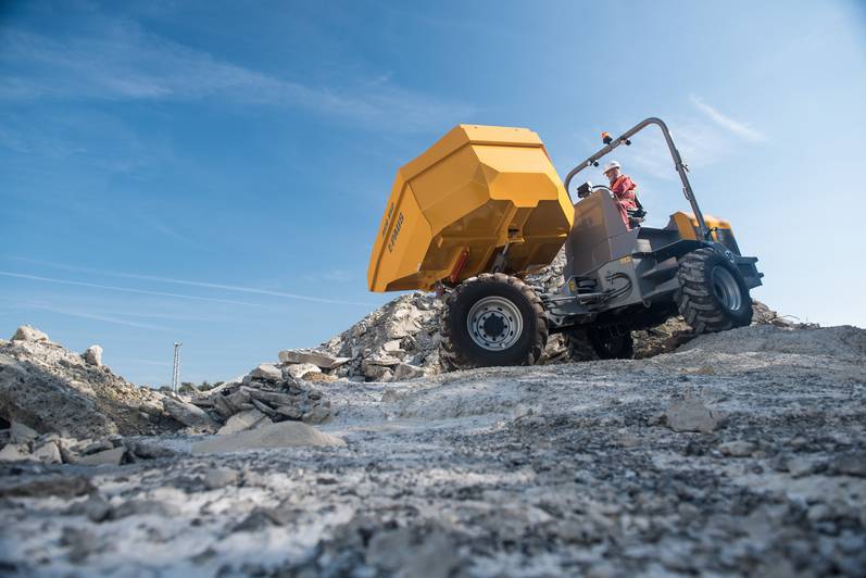 Paus Dumper im Einsatz