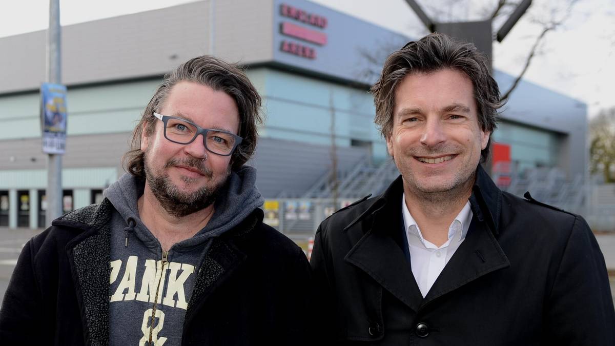 Rocken die EmslandArena: Stefan Epping und Florian Krebs