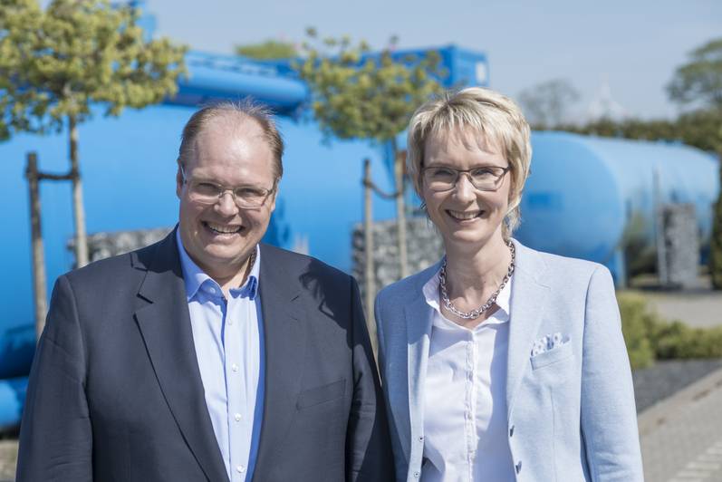 Heinz Hölscher und Maria Borgmann bilden die Geschäftsführung.